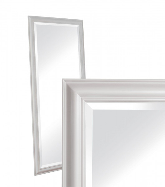 Wandspiegel Schlicht Weiß 180x80 cm Landhaus-Stil XL Ganzkörperspiegel