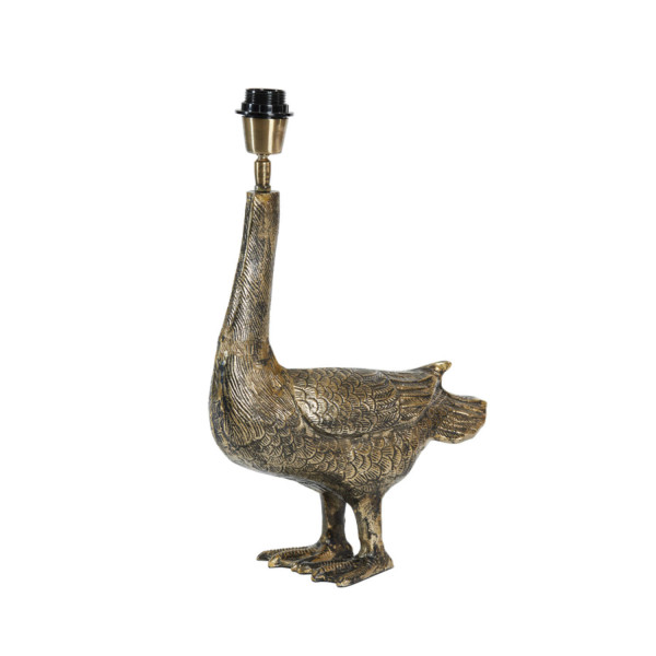 Tischleuchte Lampenfuß DUCK von Light &amp; Living 34x14x50 cm Lampe Antik Bronze