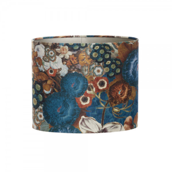 Lampenschirm Zylinder BLOOM von Light &amp; Living oval 30x15x25 cm Blau