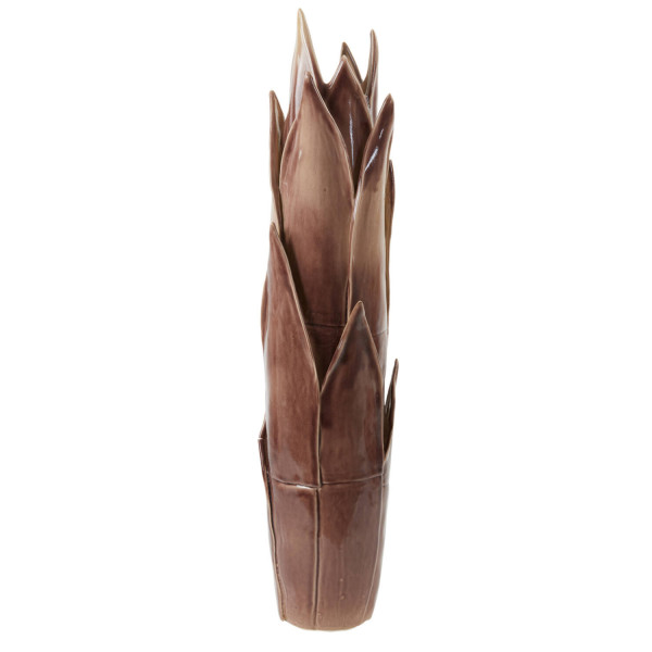 Dekovase Vase TULIPAN von Light &amp; Living Blumenvase Bodenvase Aubergine 21x18,5x82 cm