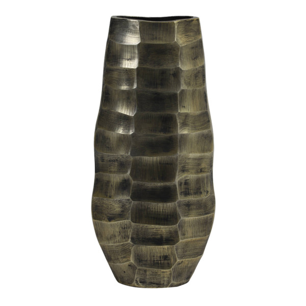 Dekovase Vase MUKA von Light &amp; Living Blumenvase Bodenvase 20x11x42 cm Antik Bronze