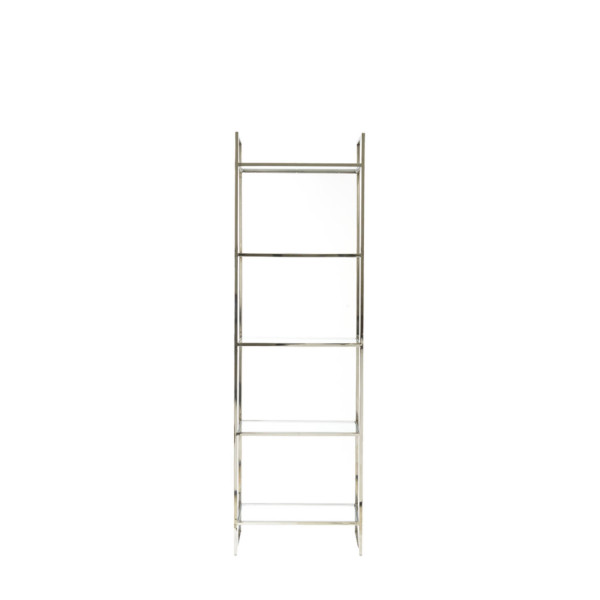 Standregal MARIKI von Light &amp; Living Schrank offen Glas klar-Nickel 55x40x180 cm