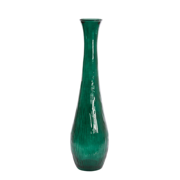 Dekovase Vase JUTHA von Light &amp; Living Blumenvase Bodenvase Ø25x99 cm Dunkelgrün