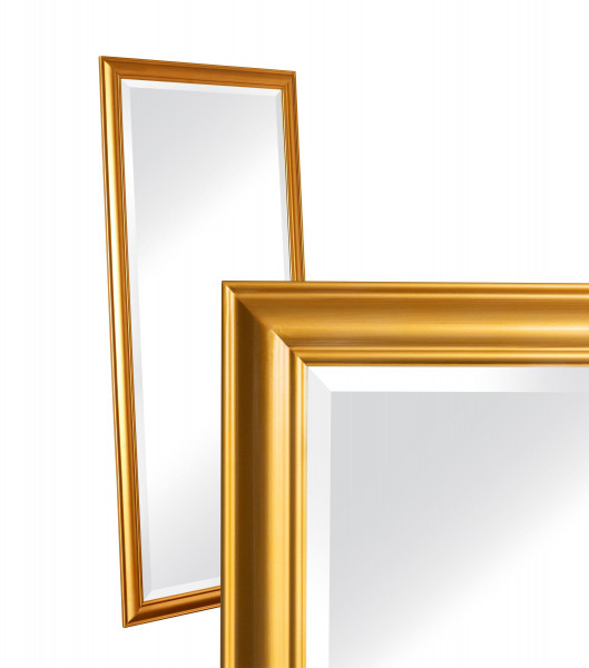 Wandspiegel Schlicht Gold 180x80 cm Landhaus-Stil XL Ganzkörperspiegel