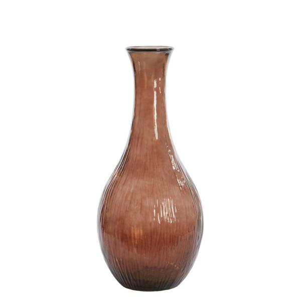 Dekovase Vase JUTHA von Light &amp; Living Blumenvase Bodenvase Ø34x75 cm Braun